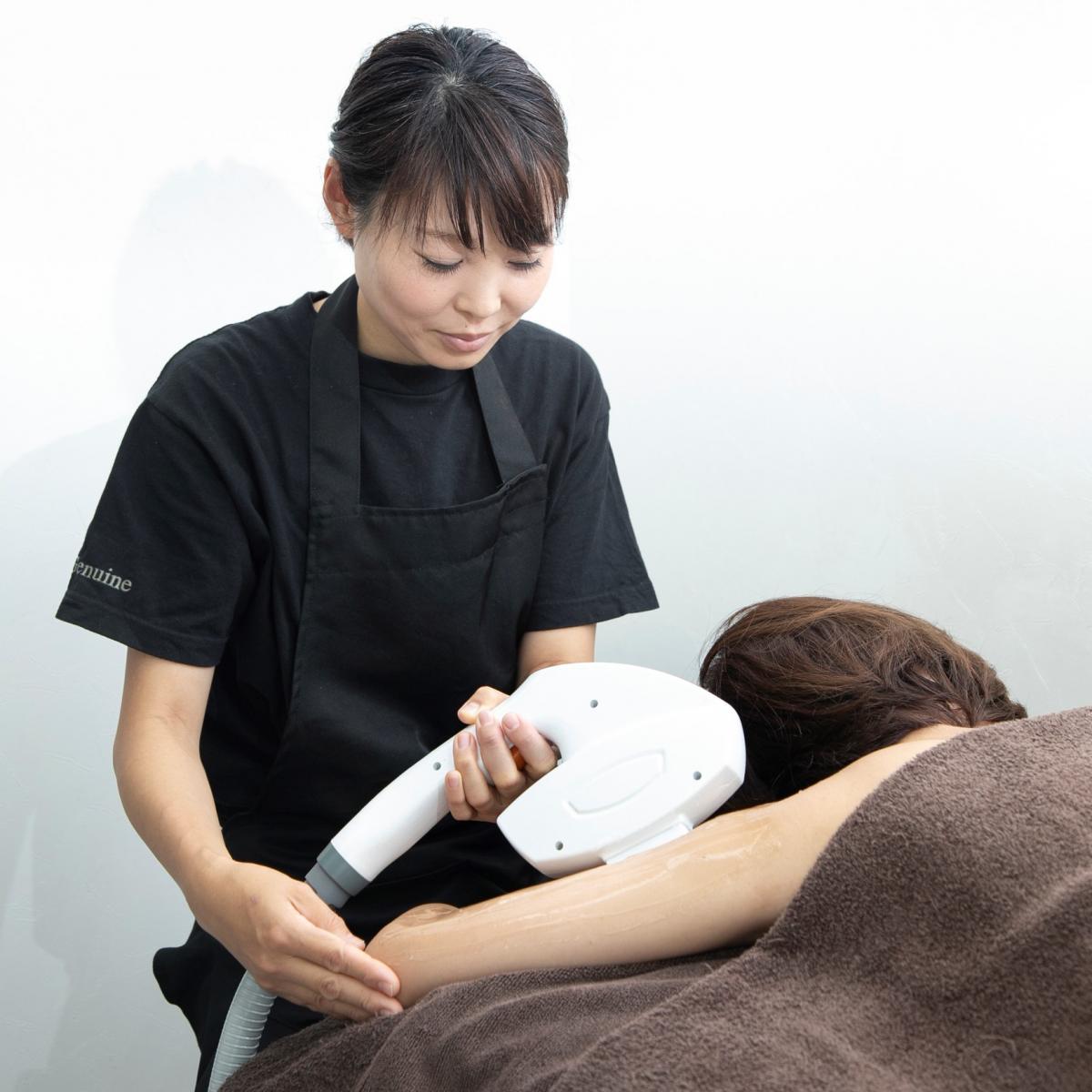 肌へのダメージが少ないハイブリッド脱毛のイメージ